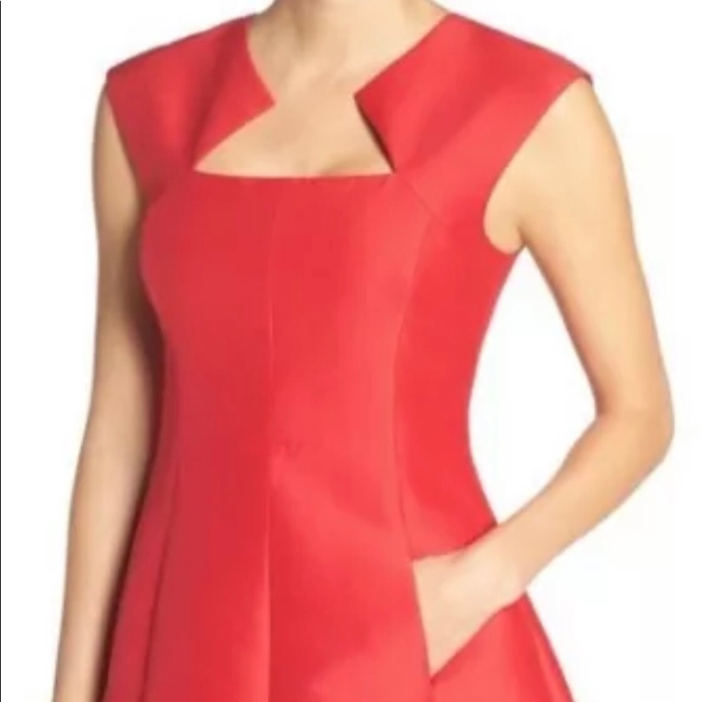 Halston Heritage Dress lipstick Red Size 8